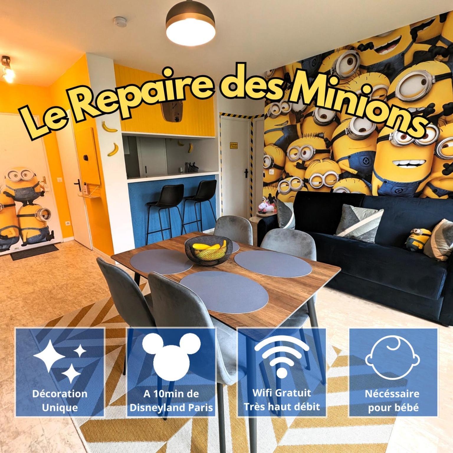 Le Repaire Des Minions - 10' Disney - Familial Bailly-Romainvilliers Exterior foto